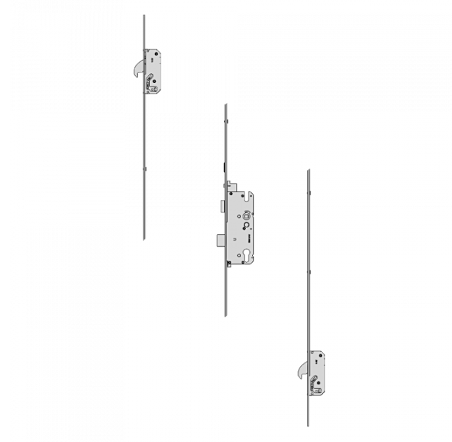 AV4 F2070 Auto Locking Latch & Deadbolt 20mm Radius 1770mm Length 2 Hook