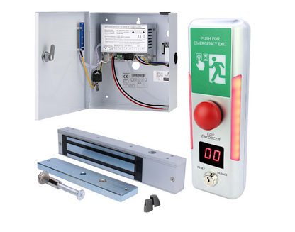 EDS-ENFORCER Escape Door System With PSU & Mini Magnet Monitored
