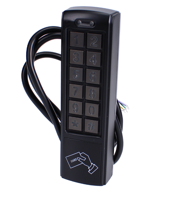 Proximity Reader & keypad Slim With Flying lead - External Use