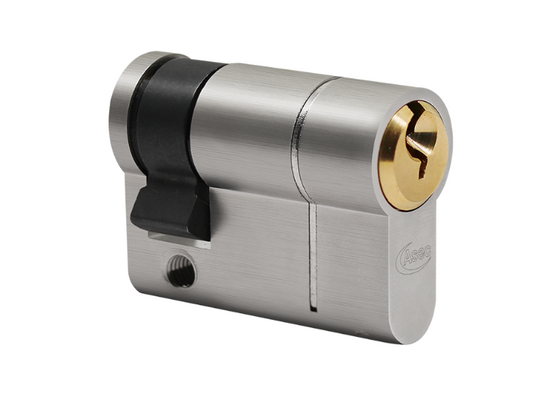 Vital 6 Pin Half Euro Dual Finish Snap Resistant Cylinder