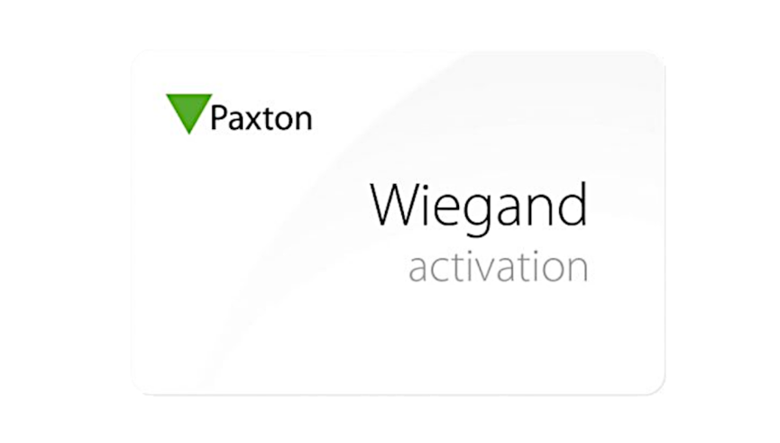 Wiegand Activation Card With Genuine HID Technology