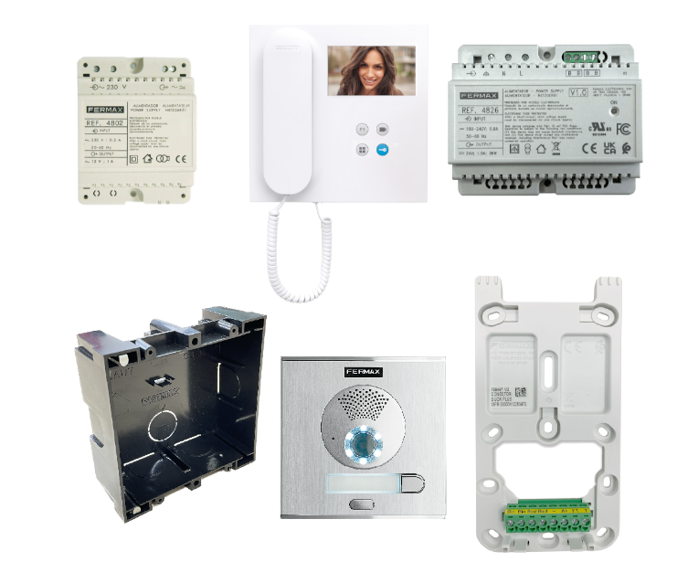DSV-01/XS 1/W Veo Wifi Duox Plus Cityline Video Entry Kit