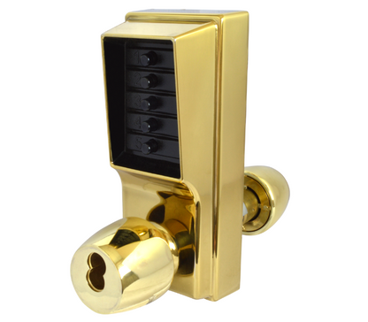 Series 1000 1041B Knob Operated Digital Lock With Key Override & Passage Set