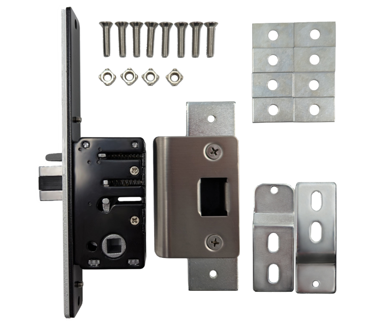 S505 AR Aluminium Latch Long Forend 28mm Backset To Suit BL5000 Series