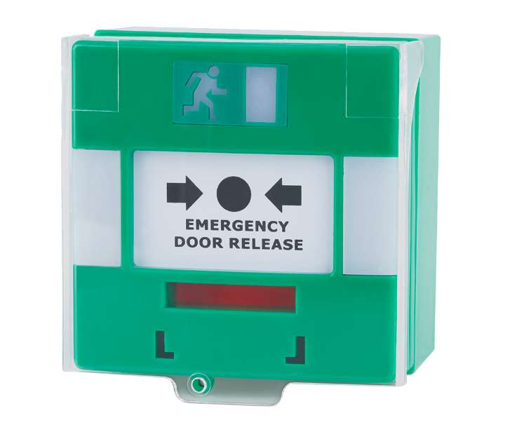 Resettable Illuminated Triple Pole Call Point With Cover & Sounder