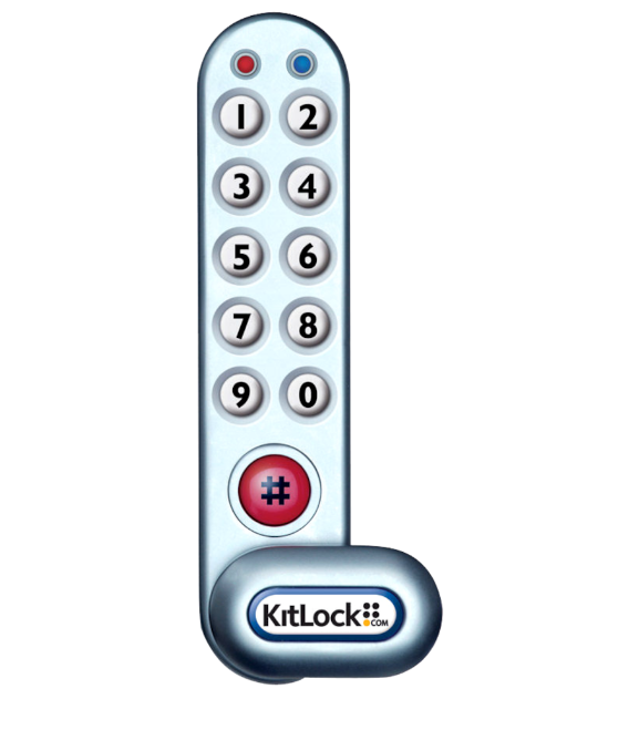 KitLock KL1000 Battery Operated Digital Cabinet Lock With Slam Latch