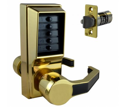 Simplex L1000 Series L1041B Digital Lock Lever Operated With Key Override & Passage Set