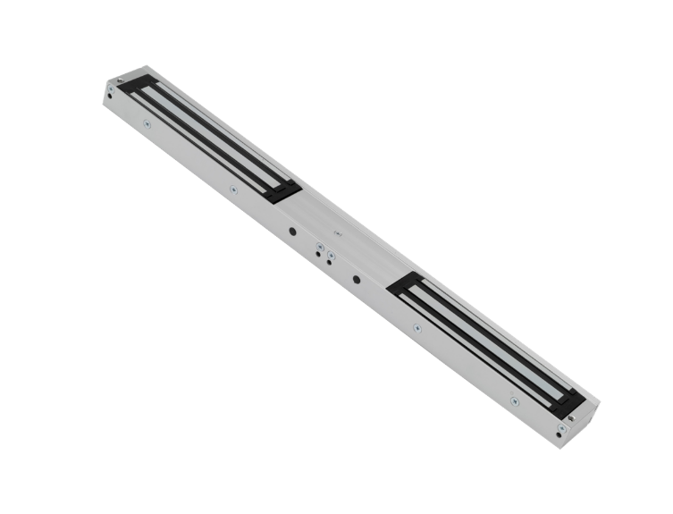Slim Line Magnet 12/24VDC Double Satin Anodised Aluminium
