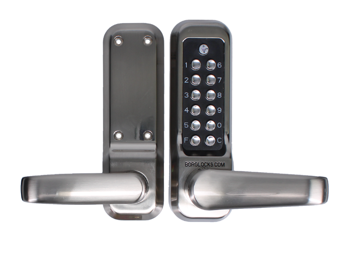 BL7000 SS ECP Heavy Duty Easicode Pro Digital Lock With Lever Handle And No Latch