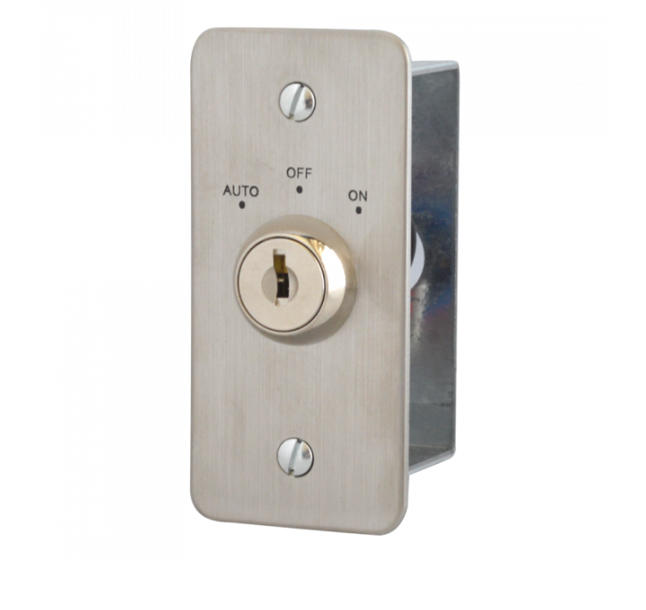 Three Position Key Switch Engraved