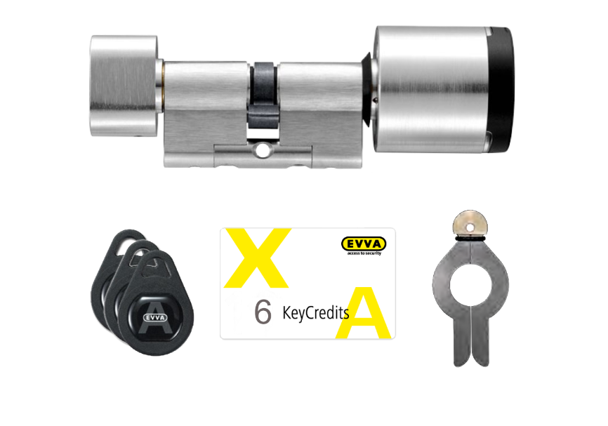 AirKey Starter Package Inc Cylinder, Assembly Tool, 3x Fobs And 6 x Key Credits