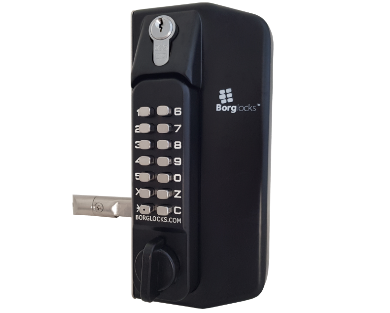 BL3130 ECP Knob Operated Marine Grade Metal Gate Double Digital Lock