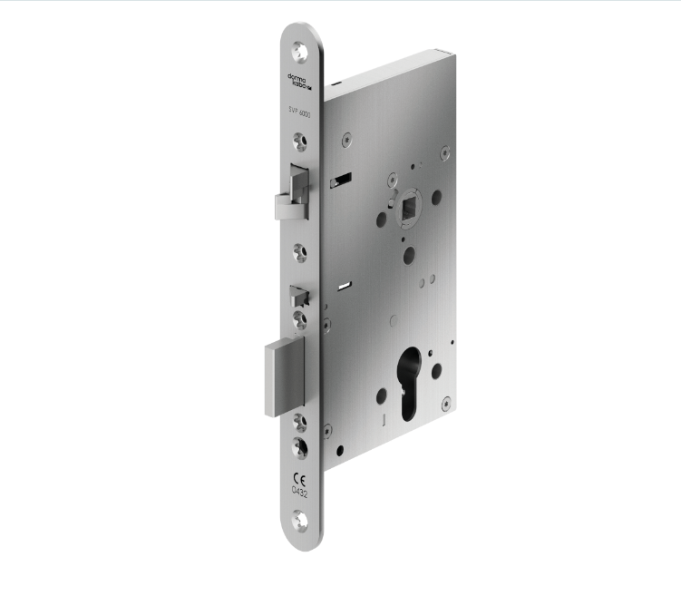 Fire Rated Electric Lock SVP6278 12/24V DC FL/FU Outwards DIN Right / Inwards DIN Left