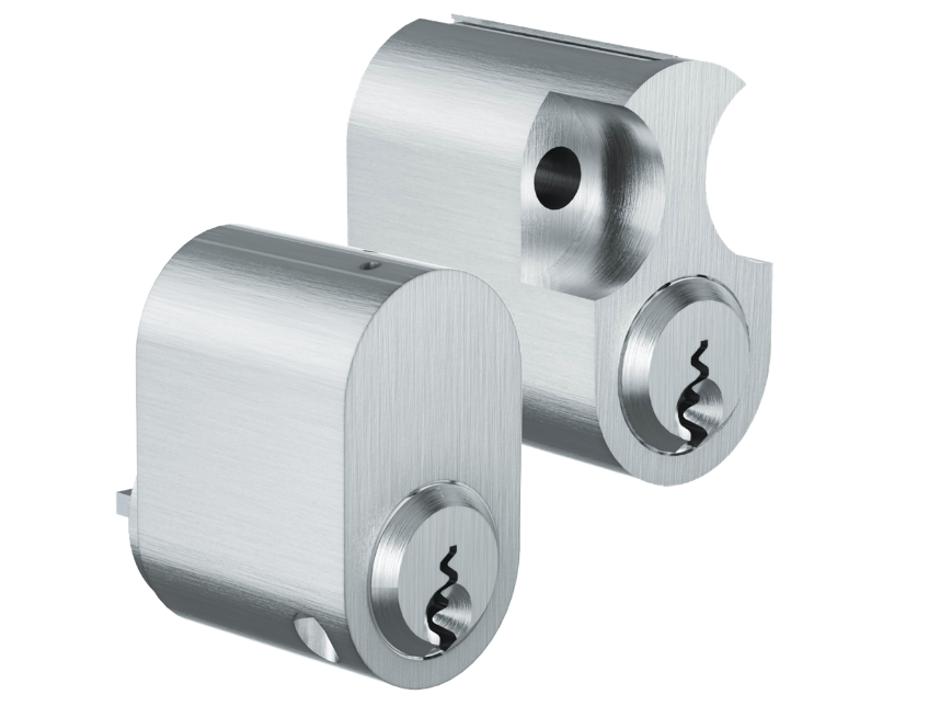 EPSnp SKA SKI Scandinavian Oval Cylinder Keyed Alike Pair Keyed To Differ Set