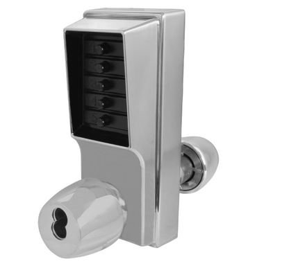 Series 1000 1041B Knob Operated Digital Lock With Key Override & Passage Set