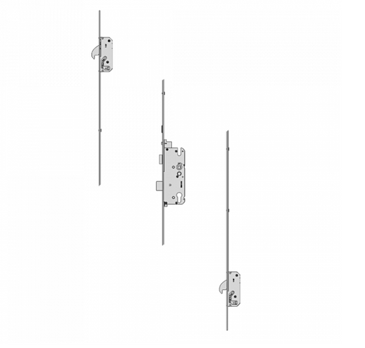 AV4-F2060 Auto Locking Latch & Deadbolt 20mm Square 2105mm Length 2 Hook