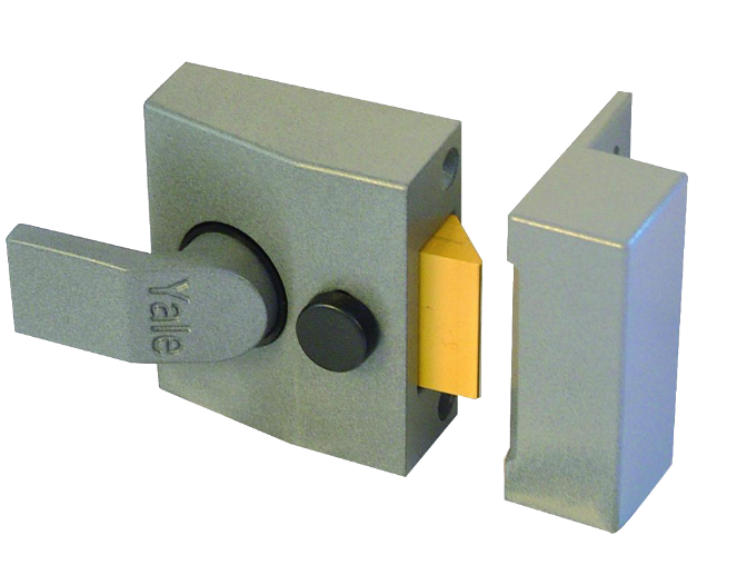 84 & 88 Non-Deadlocking Nightlatch Boxed Dull Metal Grey