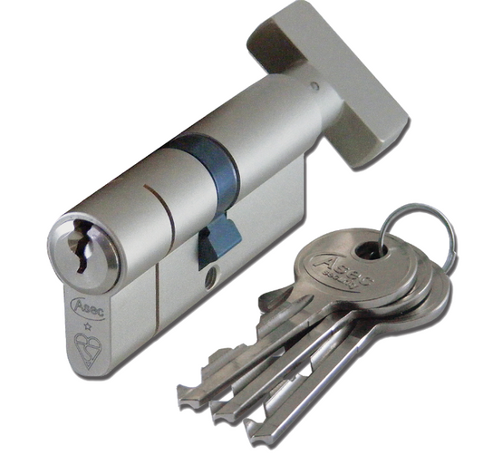 Kite BS 1 Star Kitemarked Euro Key & Turn Cylinder