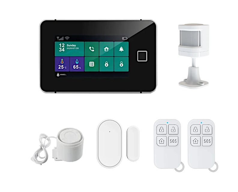ALM5000 Smart Wi-Fi Alarm Kit With Fingerprint Sensor