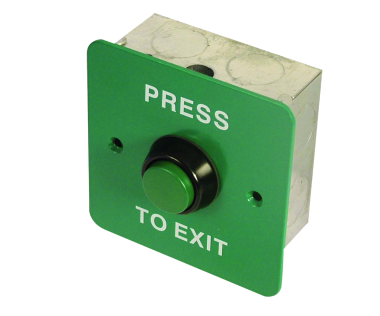 Press To Exit Green Button