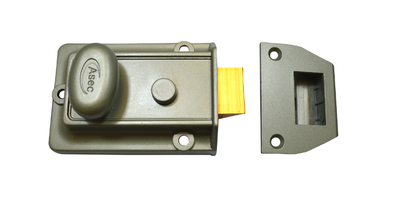 Traditional Non-Deadlocking Nightlatch  Green  Boxed