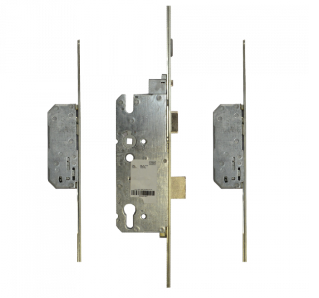 AV3 Auto Locking Lever Operated Latch & Deadbolt 20mm Radius - 2 Hook Left Hand