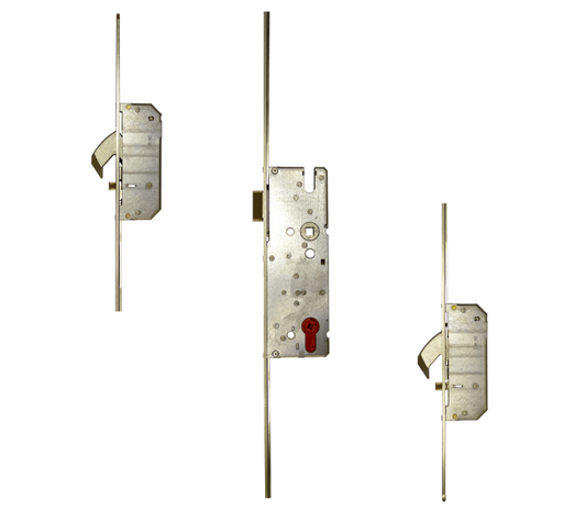 AV2-F 2060 M2 Lever Operated Latch Only 20mm Square Faceplate - 2 Hook