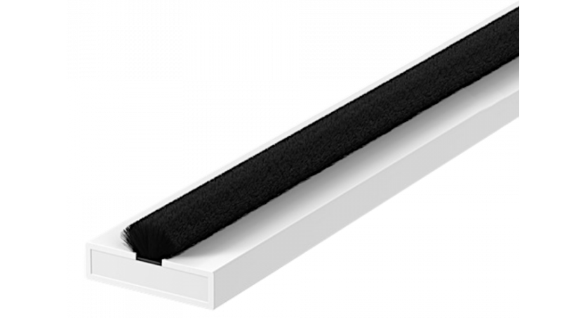 Door Brush Seal 2100mm x 4mm Fire & Smoke (SS)