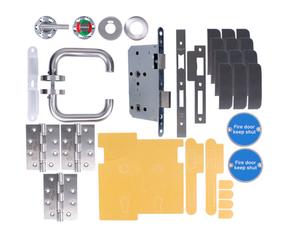 Fire Rated Door Pack Commercial DIN Bathroom Set CFP3