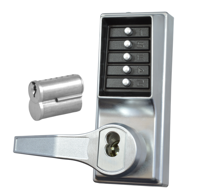 LP1000 Series Front Only Digital Lock To Suit Panic Latch With Key Override