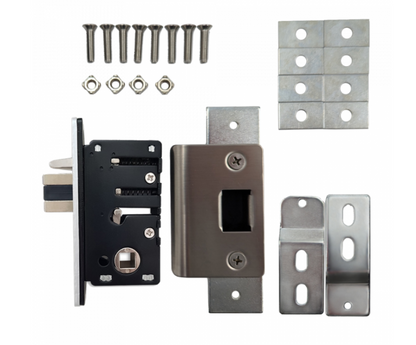 S505 Aluminium Latch 28mm Backset To Suit BL5000 Series
