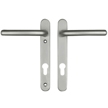 Windsor Lever Lever UPVC Multipoint Door Handles - 92mm PZ Sprung 122mm Screw Centres
