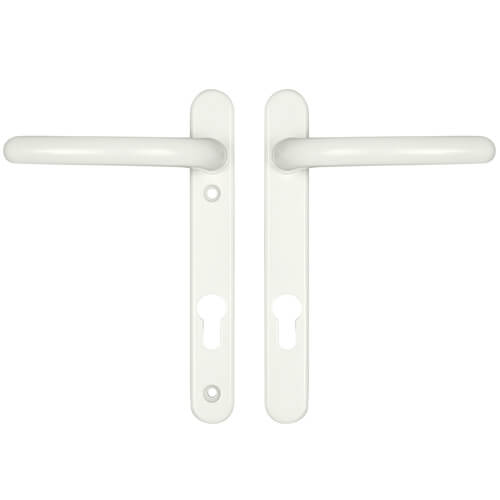 Windsor Lever Lever UPVC Multipoint Door Handles - 92mm PZ Sprung 122mm Screw Centres