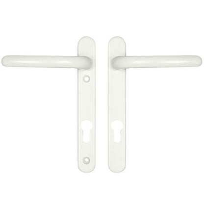 Windsor Lever Lever UPVC Multipoint Door Handles - 92mm PZ Sprung 122mm Screw Centres