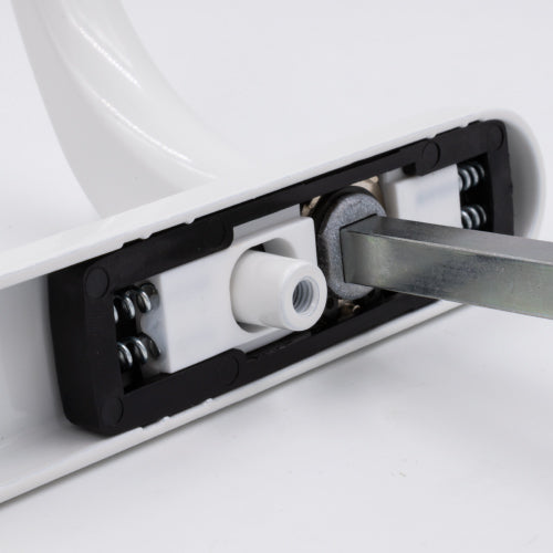 Windsor Lever Lever UPVC Multipoint Door Handles - 92mm PZ Sprung 122mm Screw Centres
