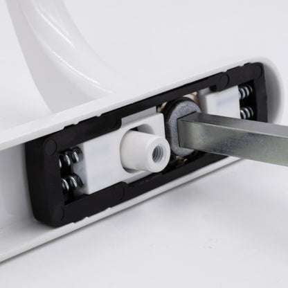 Windsor Lever Lever UPVC Multipoint Door Handles - 92mm PZ Sprung 122mm Screw Centres