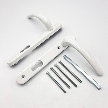 Windsor Lever Lever UPVC Multipoint Door Handles - 92mm PZ Sprung 122mm Screw Centres