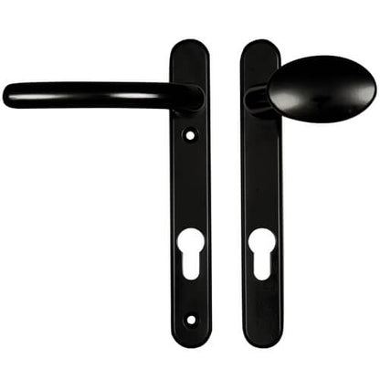 Windsor Lever Moveable Pad UPVC Multipoint Door Handles - 92mm PZ Sprung 122mm Screw Centres