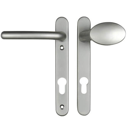Windsor Lever Moveable Pad UPVC Multipoint Door Handles - 92mm PZ Sprung 122mm Screw Centres