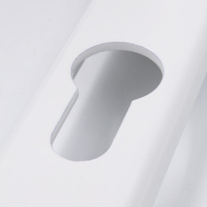 Windsor Lever Moveable Pad UPVC Multipoint Door Handles - 92mm PZ Sprung 122mm Screw Centres