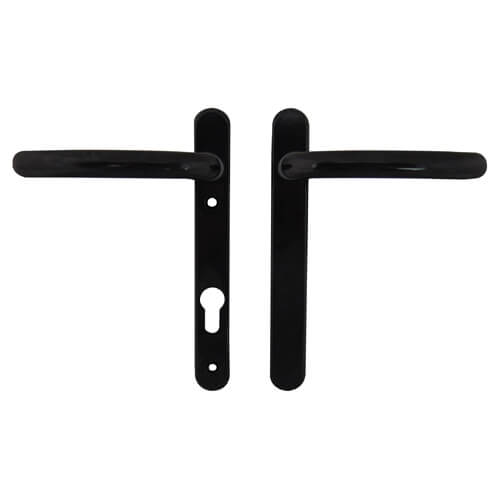 Windsor Blank Lever Lever UPVC Multipoint Door Handles - 92mm PZ Sprung 122mm Screw Centres