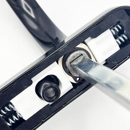 Windsor Blank Lever Lever UPVC Multipoint Door Handles - 92mm PZ Sprung 122mm Screw Centres