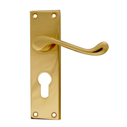 Scroll Lever On Plate Furniture