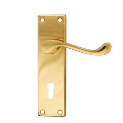 Scroll Lever On Plate Furniture