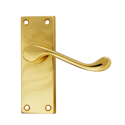 Scroll Lever On Plate Furniture