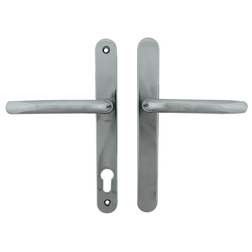 Balmoral Blank Lever Lever UPVC Multipoint Door Handles - 92mm PZ Sprung 212mm Screw Centres