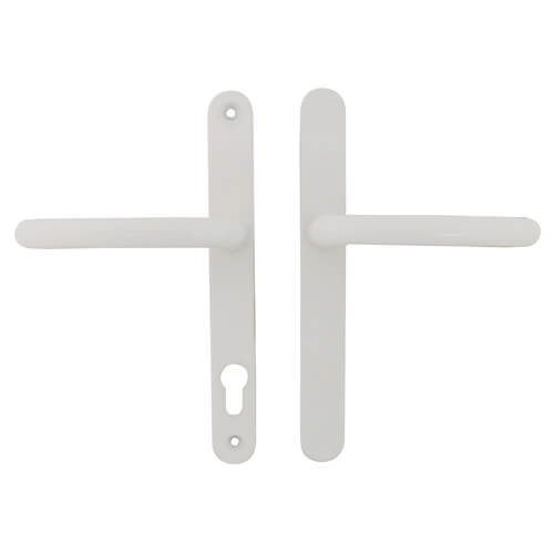 Balmoral Blank Lever Lever UPVC Multipoint Door Handles - 92mm PZ Sprung 212mm Screw Centres