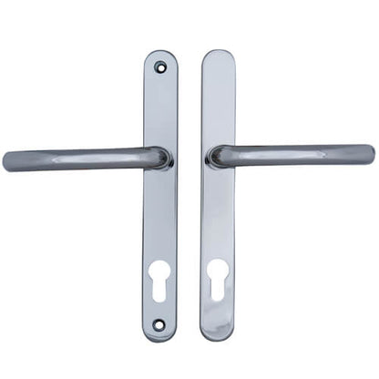 Balmoral Lever Lever UPVC Multipoint Door Handles - 92mm PZ Sprung 212mm Screw Centres