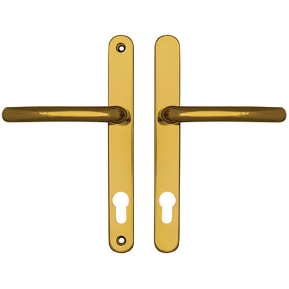 Balmoral Lever Lever UPVC Multipoint Door Handles - 92mm PZ Sprung 212mm Screw Centres