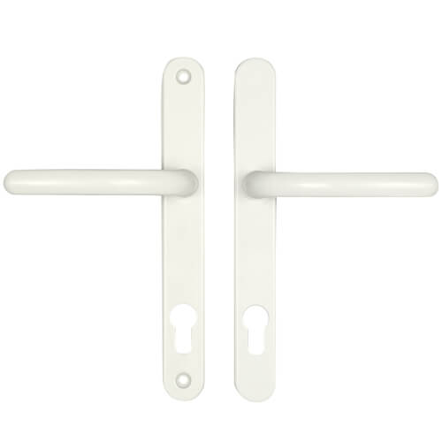 Balmoral Lever Lever UPVC Multipoint Door Handles - 92mm PZ Sprung 212mm Screw Centres